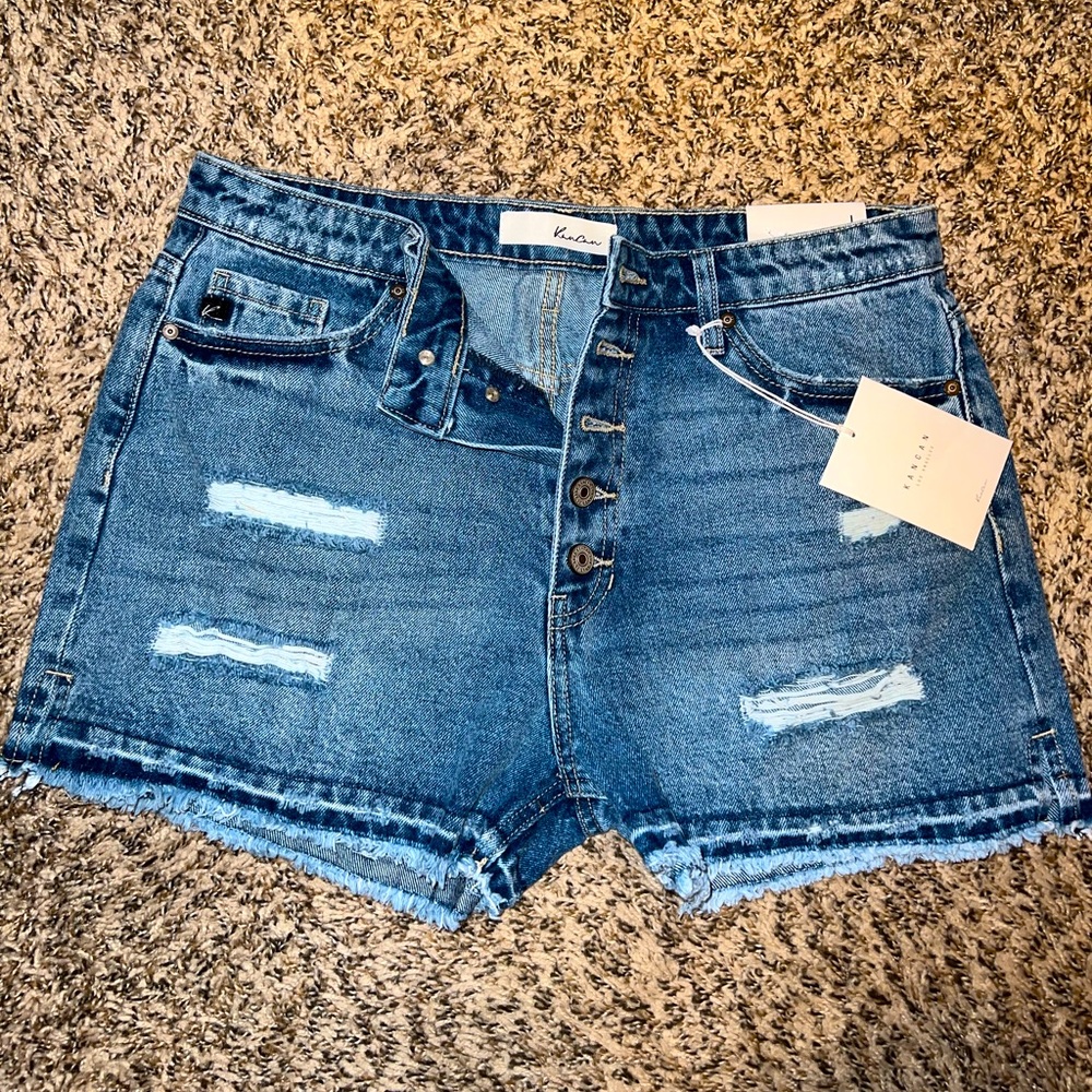 Kancan jean shorts.